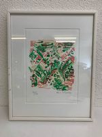 Vintage Farblithografie Hans Schweizer handsigniert 31/90