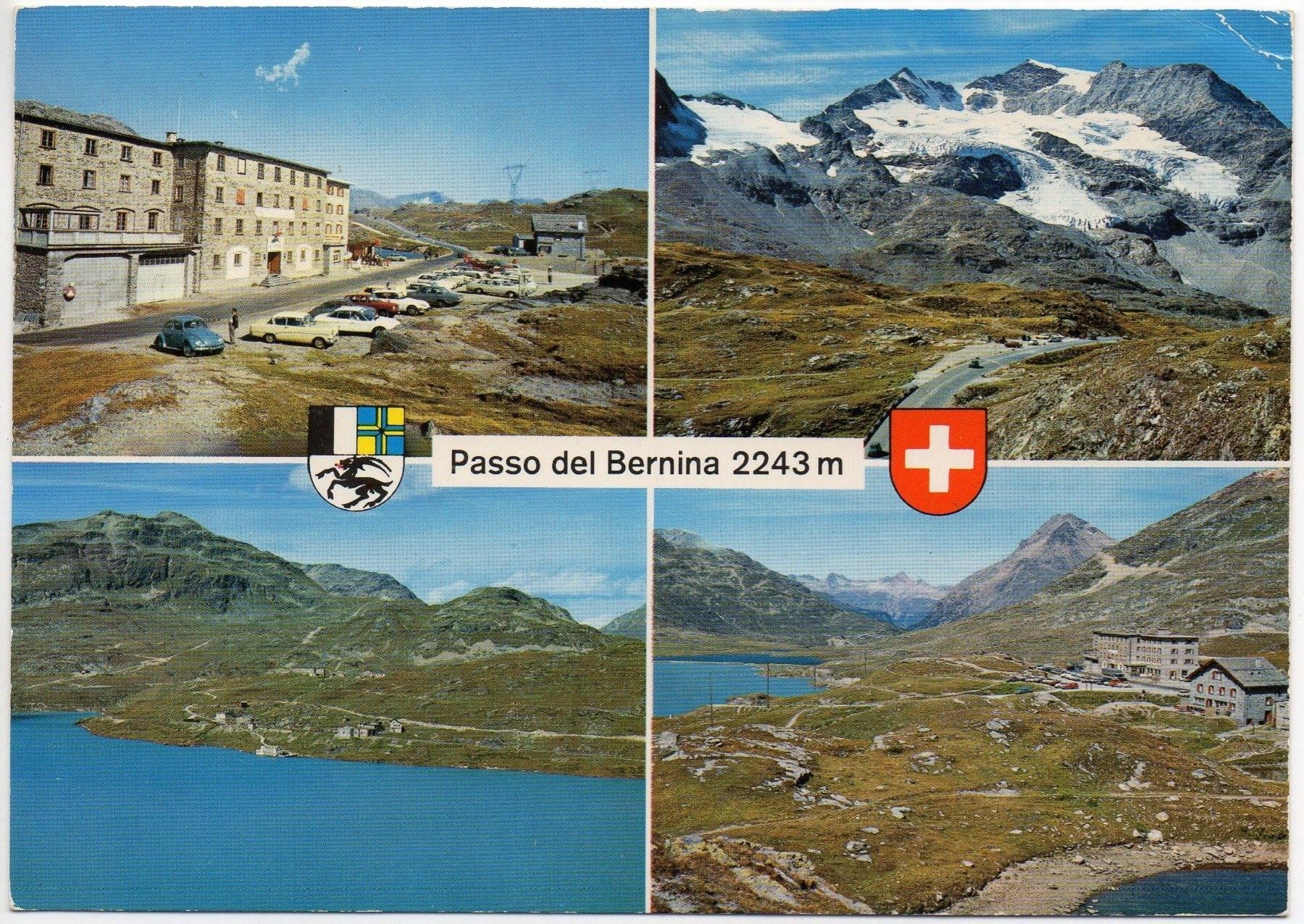 Cartoline postali: PASSO del BERNINA, Auto – Nuovo (secondo la descrizione) da Jona venduto da philajona
