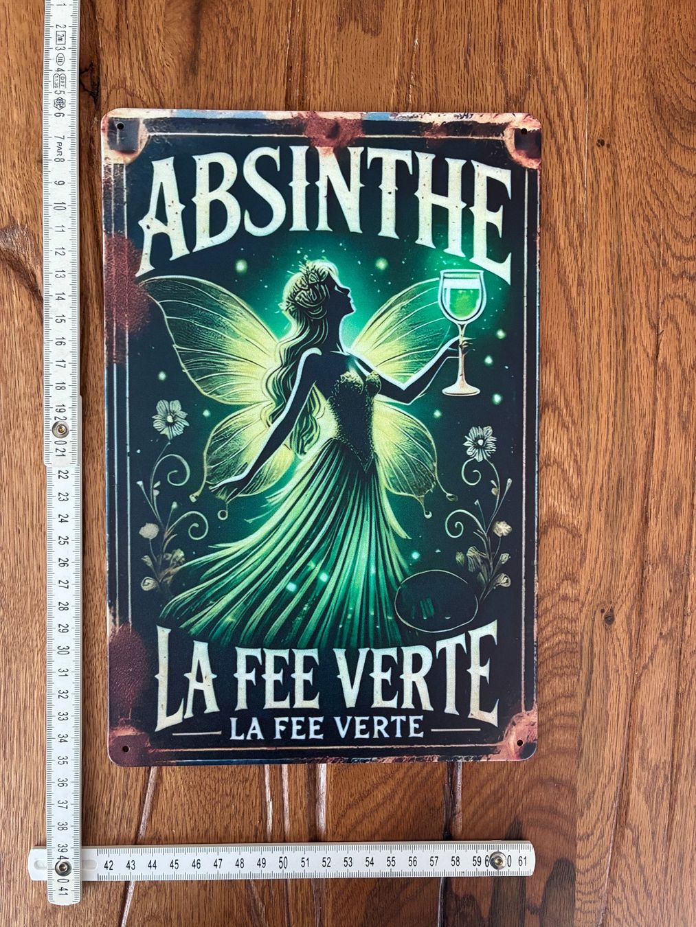Insegne: Absinthe / Schönes Blechschild / neu – Nuovo e nell'imballaggio originale da Bremgarten AG venduto da Eurotiz 1