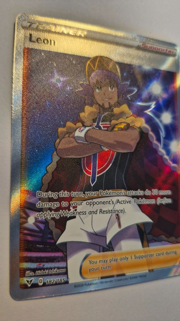 Pokémon Carte collezionabili: Leon, Vivid Voltage, 182/185 – Nuovo (secondo la descrizione) da Kriens venduto da befor83 1
