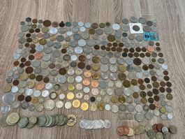 Lot diverser Münzen weltweit