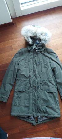 Neue Parka oliv von Tommy Hilfiger mit Kapuze