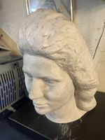 Büste Frau aus Gips Skulptur 9,02kg(v)