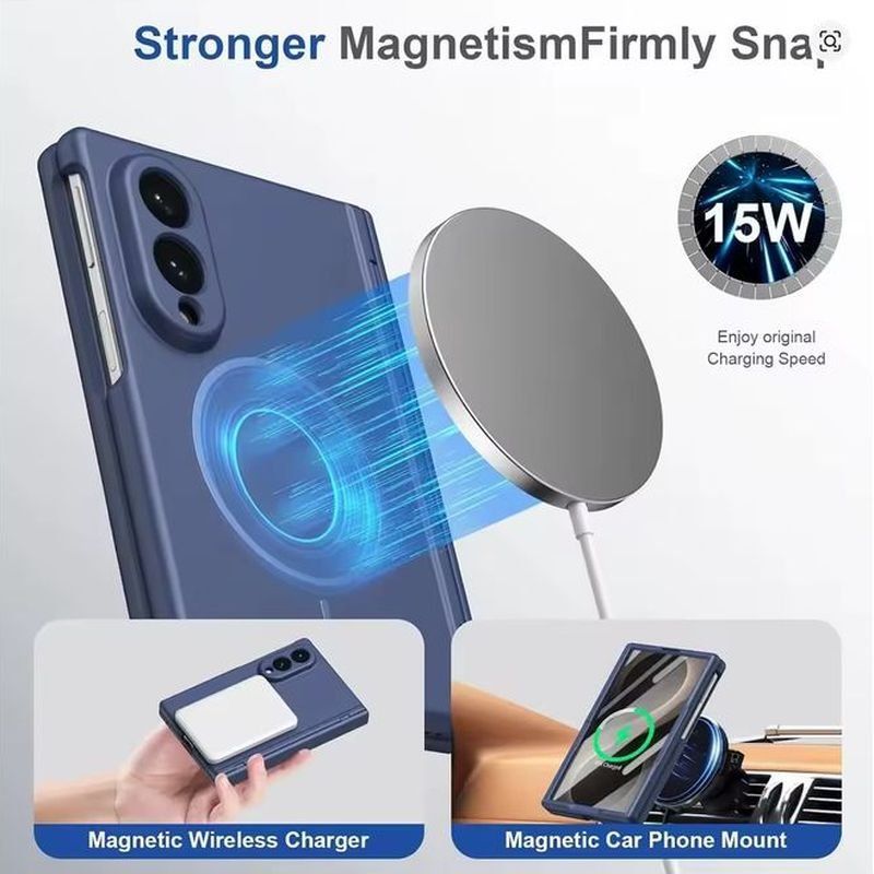 Samsung Coques & Protection écran: Samsung Z Fold 8 case blue "hardglas" – Neuf avec emballage d'origine à Epalinges par swissexpert 2
