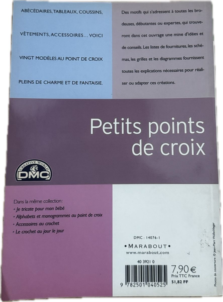 Libri: livre d’explications et schémas_PETITS POINTS DE CROIX  – Usato da Thônex venduto da baladin_2008 1