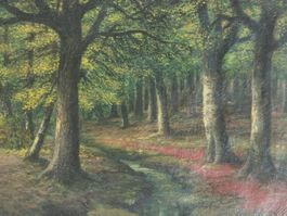 Frank Waller USA 1842-1923 Ölbild Gemälde Kunst antik