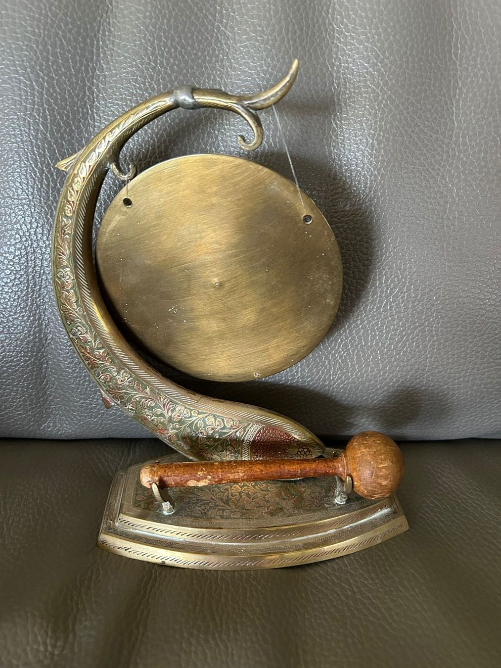 Strumenti musicali: Piccolo gong in metallo "pesce" – Usato da Melano venduto da H-Sara 1