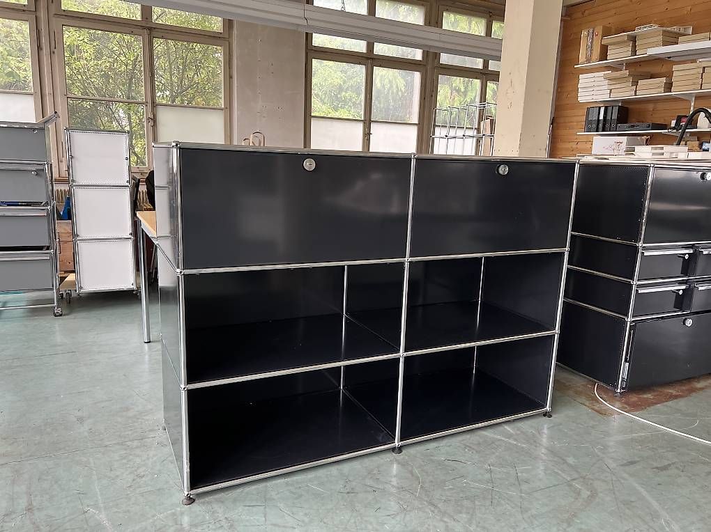 Regale: USM Highboard Graphit Schwarz  – Gebraucht aus Kreuzlingen von polychromos 1