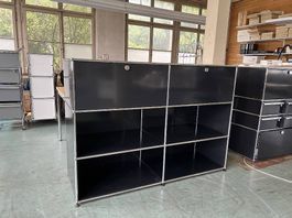 USM Highboard Graphit Schwarz 