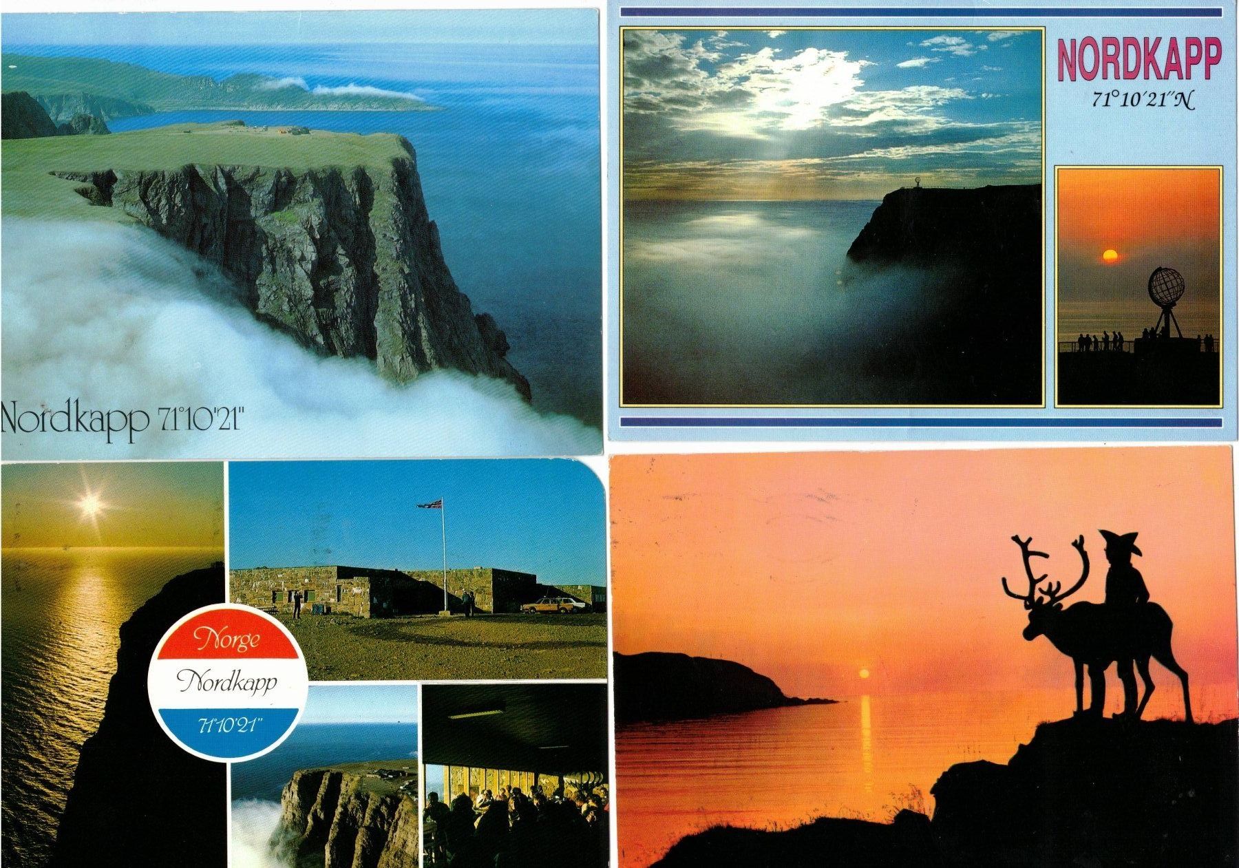 Cartoline postali: Norwegen  Stempel NORDKAPP 6 Ansichtskarten – Usato da Widnau venduto da Seppl480 1