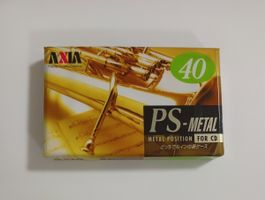 AXIA PS-METAL 40 TOP-Type IV-Audio-Tape im Originalzustand!