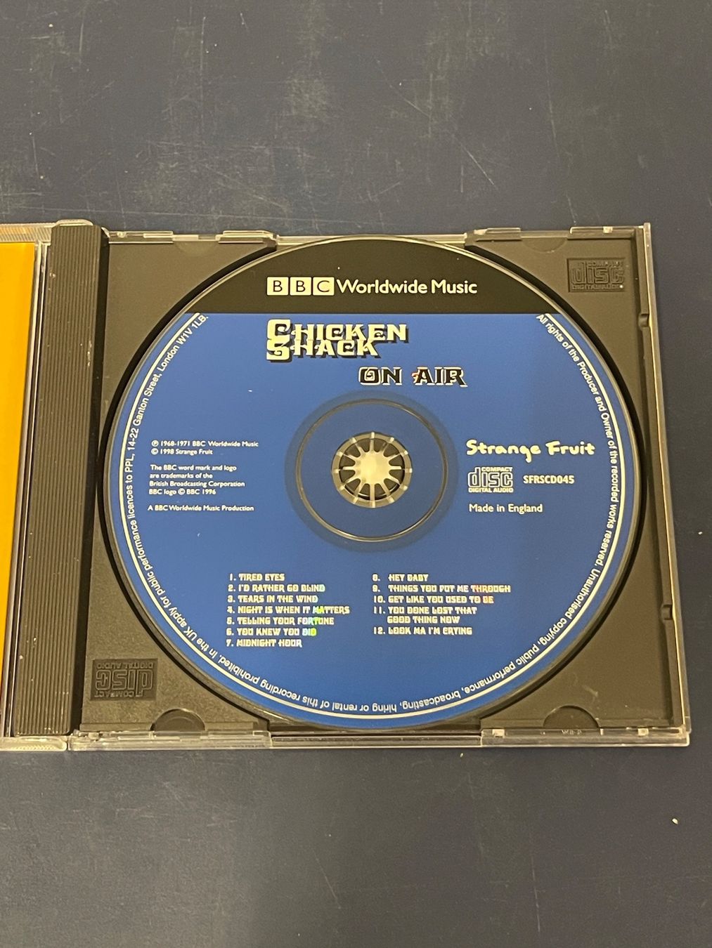 CD: Chicken Shack - On Air – Usato da Rüti ZH venduto da alumedien 2