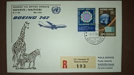 Swissair Geneve - Nairobi 05.07.1976