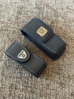 Zwei alte Sackmesser-Etuis Gürteletuis Victorinox-Wenger