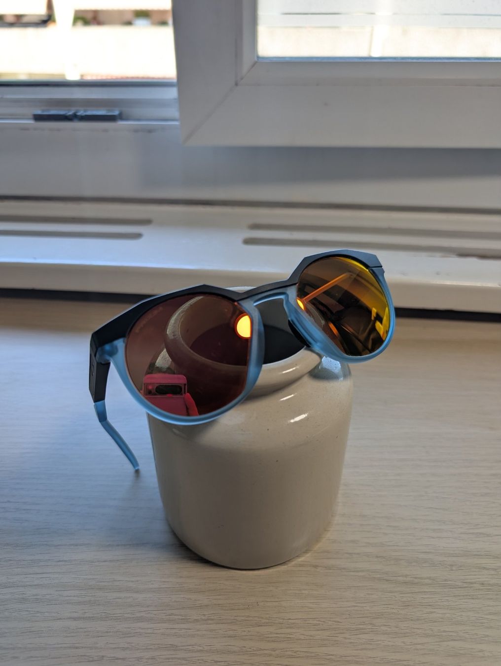 Oakley Lunettes & Verres: Oakley HSTN blue frame and orange lenses – D'occasion à Zürich par den_wg6w