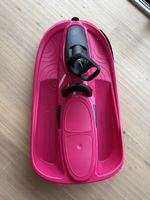 Pinker Lenkschlitten / Bob von Stratos - Winter Spass!