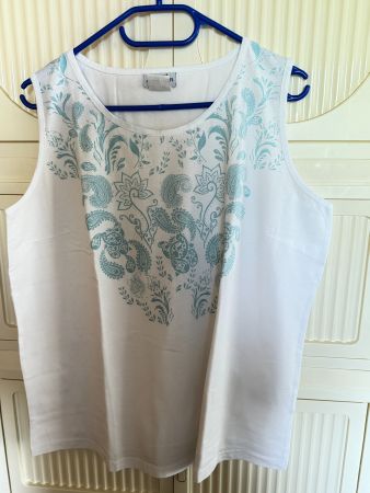 Sommerliches Top von Dress in, Gr. 48, tolles Muster!