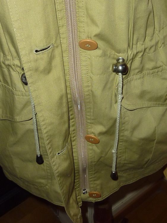 Veste D'été Verte Avec Ceinture CINQUE - Taille 36, Occasion Très Bon état, Réf. TOP StH218