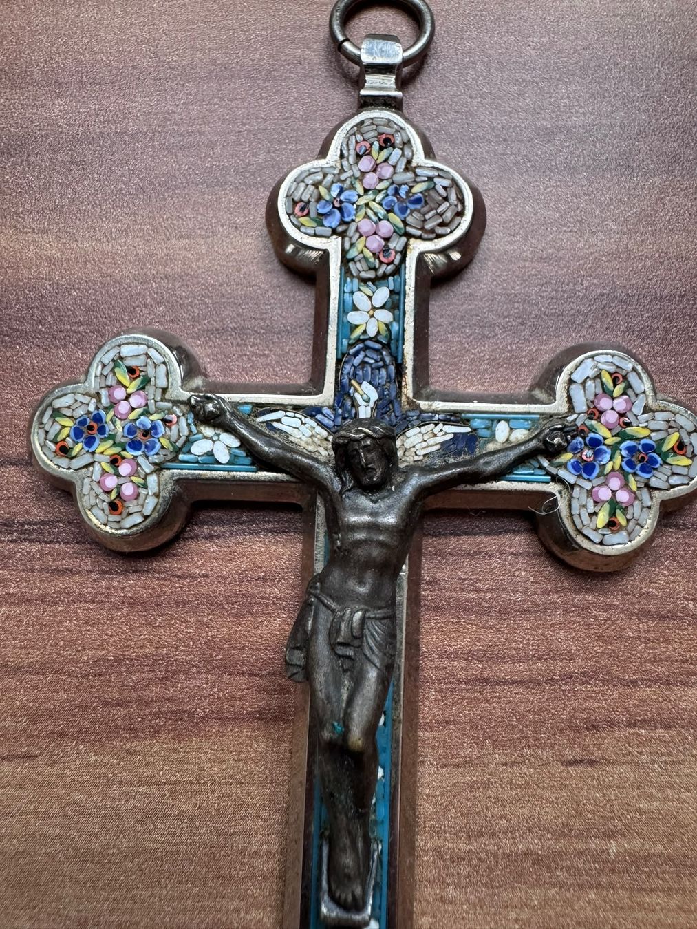 Tutte le decorazioni: Kruzifix mit Mimimosaik, 13cm – Usato da Eschlikon TG venduto da zuzanka80 5