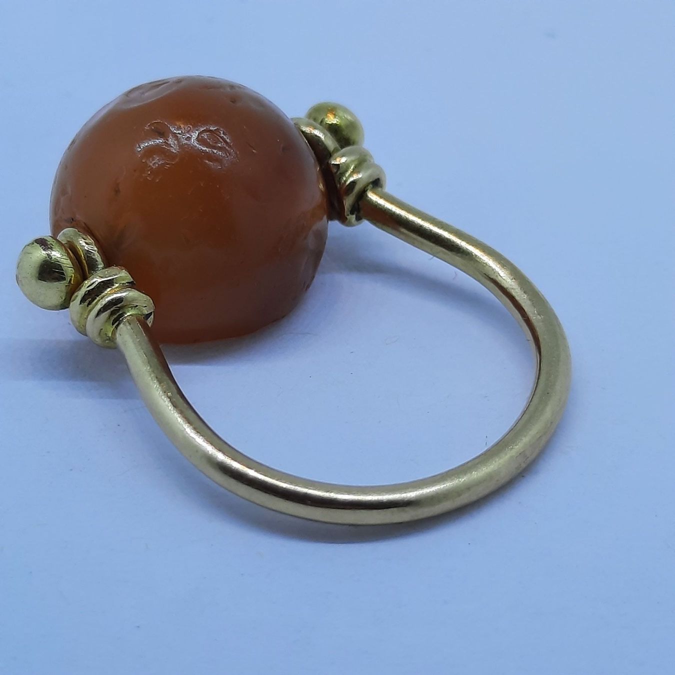 Anelli: Siegelring mir wunderschönem Karneol Edelstein – Usato da Unterägeri venduto da Altgoldschmuck 6