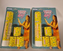 2×Konfetti Kanone Set  Neu