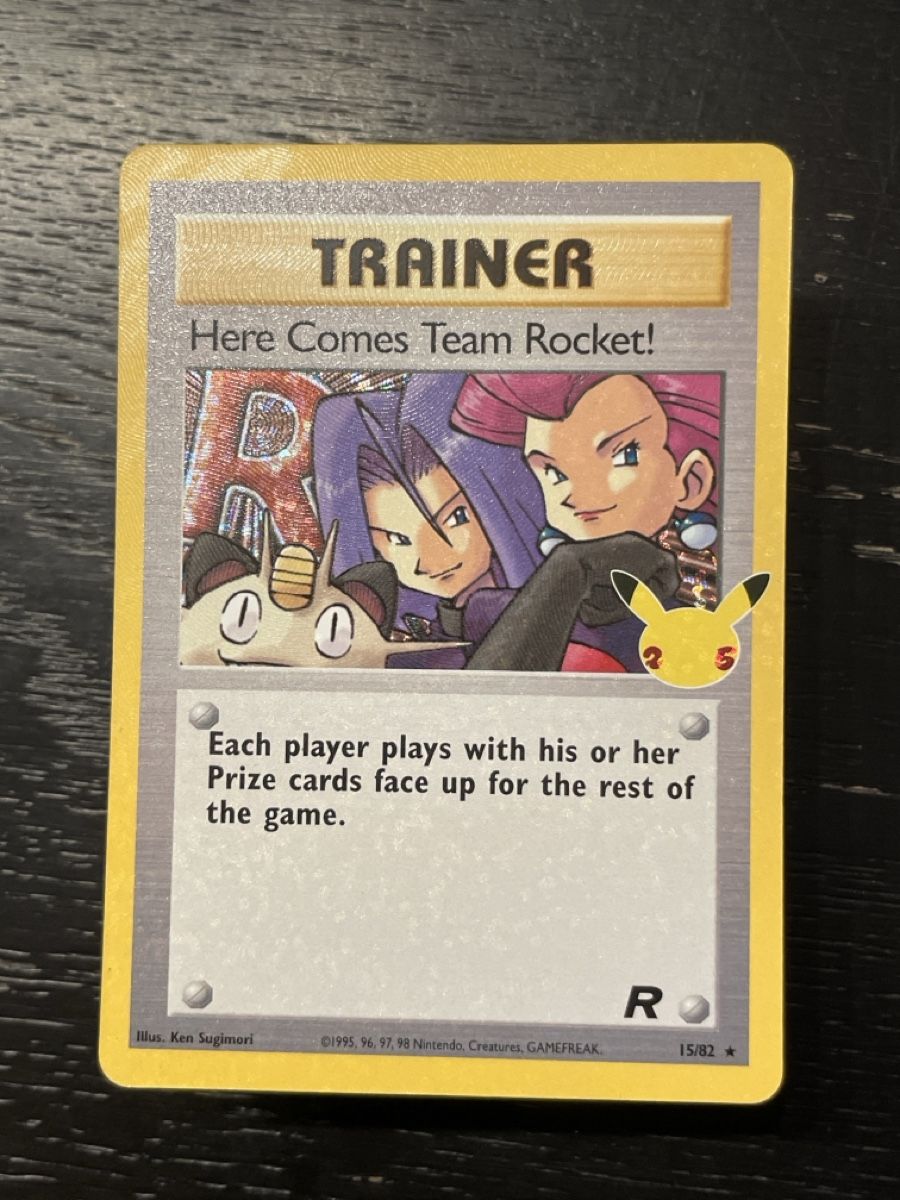 Pokémon Carte collezionabili: Here comes team rocket celebrations 15/82 fullart pokemon – Usato da Hugelshofen venduto da Suimosa