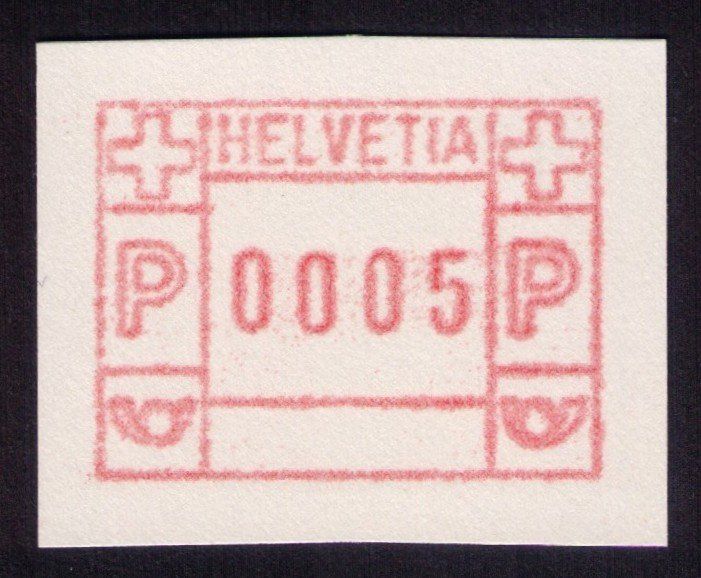 Alle Briefmarken: ATM 6_Abart "GUMMIDRUCK" !! ** – Neu (gemäss Beschreibung) aus Marthalen von Ch_quality