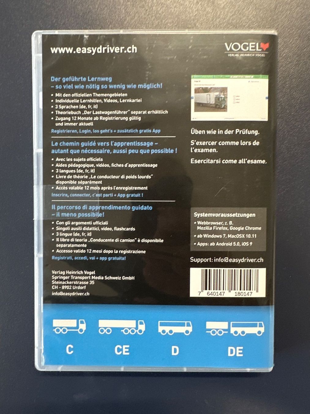Software: Fahrschule Lernsoftware LKW/Car neu – Nuovo e nell'imballaggio originale da Affoltern am Albis venduto da chreche 1