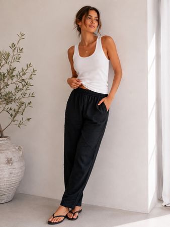 WOMEN - schwarze Hose von Tally Weijl, gr. EUR38