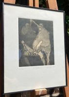 Maurice Frey Gravure El Passo 1985 signé Art suisse