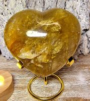 Wunderschönes Golden Healer Herz 666g
