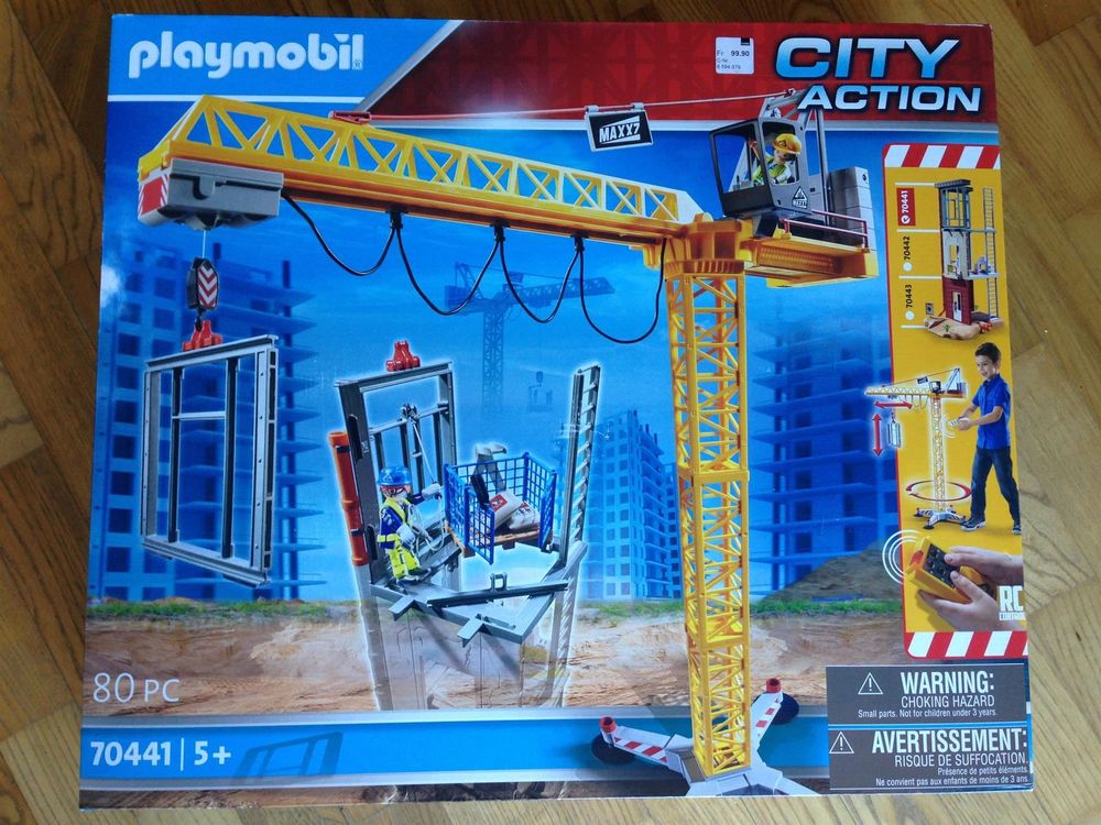 Mode d’emploi Playmobil set 3262 Construction Grue de chantier