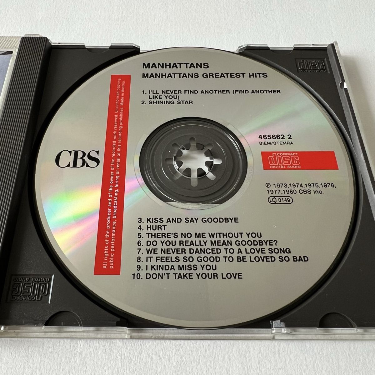 CDs: Manhattans - Greatest Hits - CD – Gebraucht aus Basel von iwa_5vf6 2