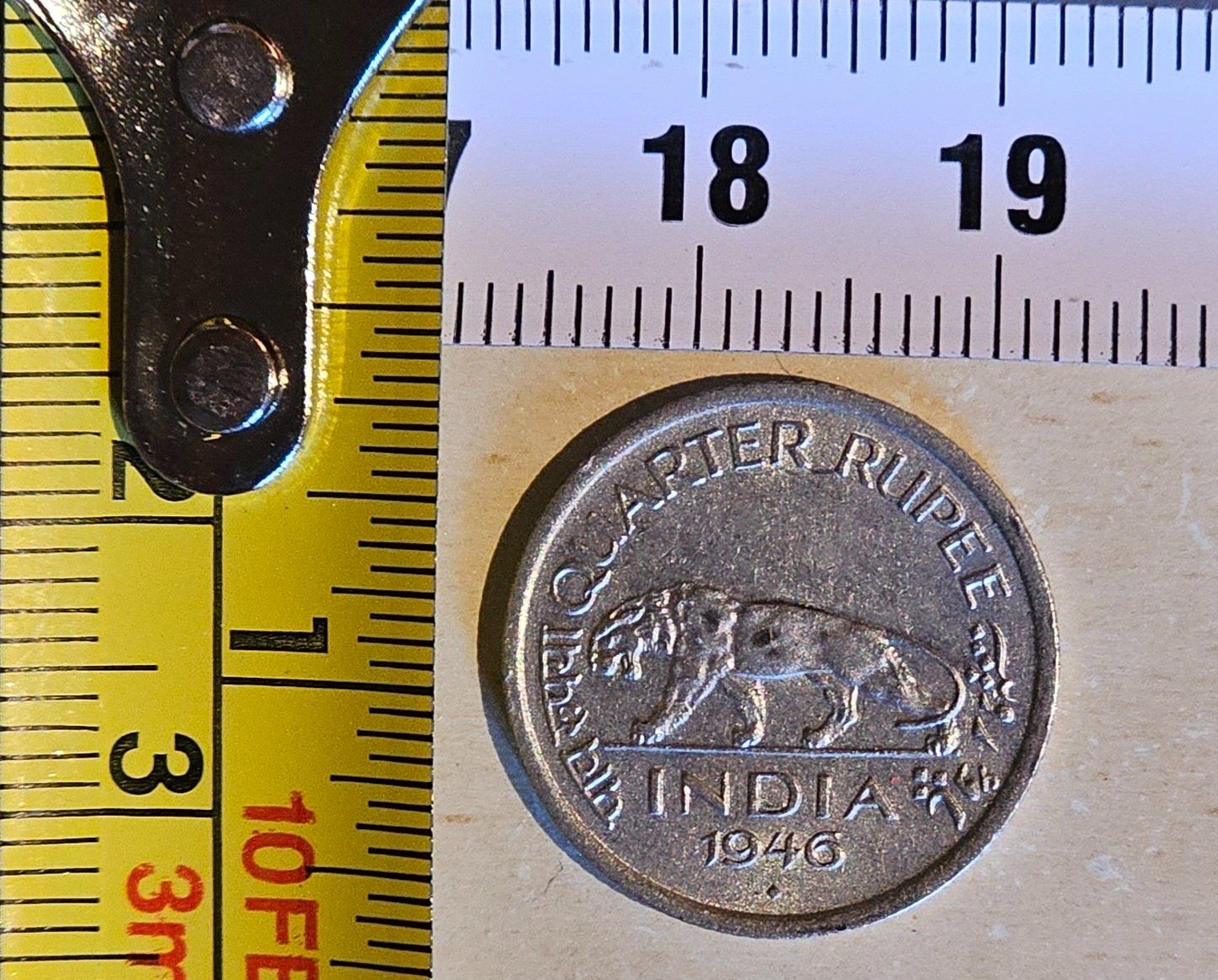 Tutti le monete: Pièce: Inde Quarter Rupee George VI 1946 – Usato da Gryon venduto da dra_qxh2 1