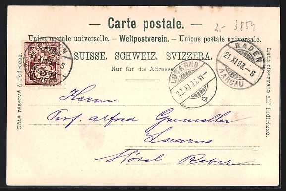 Cartoline postali: Mondschein-AK Baden, Der Schartenfels be – Usato da Berlin venduto da bartko-reher 1