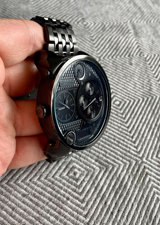 DIESEL Herren-Armbanduhr / Chronograph, schwarz 2