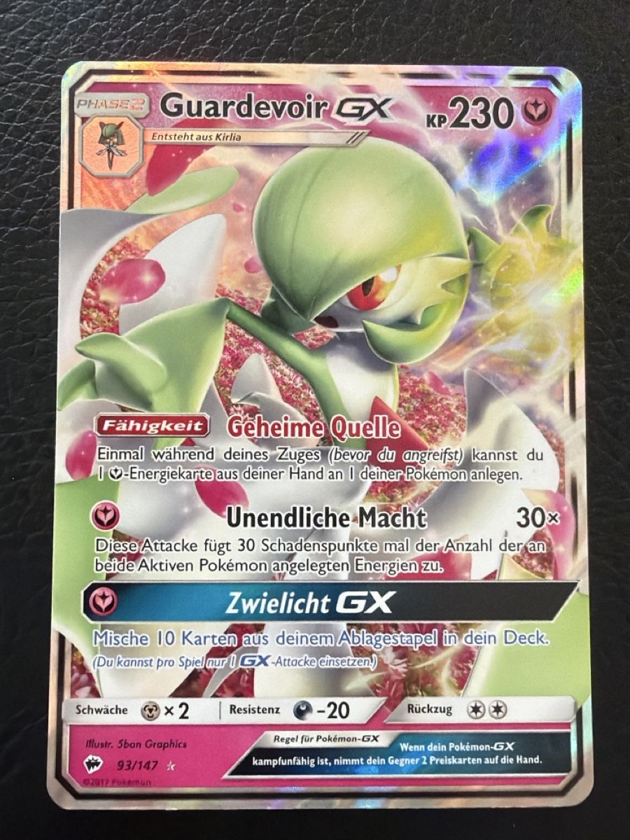 Pokémon Sammelbilder & Trading cards: Guardevoir GX 93/147 – Gebraucht aus Hettlingen von SanCor7206