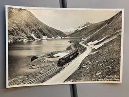 Photo Karte / Oberalp Pass Furka Oberalp Bahn - Lokomotive 