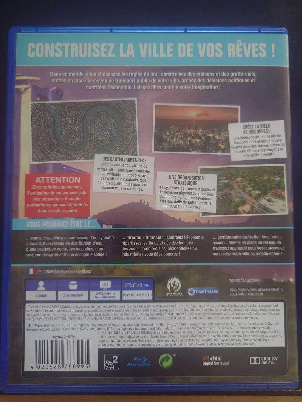 Giochi: Jeu PS4 - Cities Skylines – Usato da Turin (Salins) venduto da Nicolas_1991 1