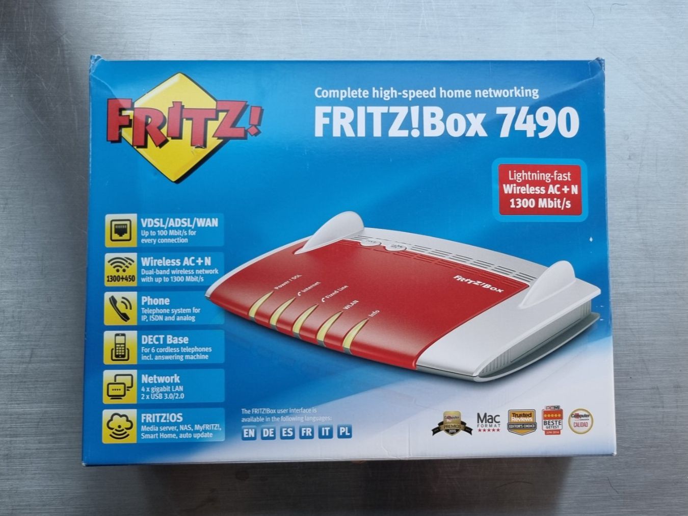 Fritz Modems & Routeurs: FritzBox 7490 WLan Modem - VDSL/ADSL - A/CH Version – D'occasion à Ennetbaden par urs1369 1