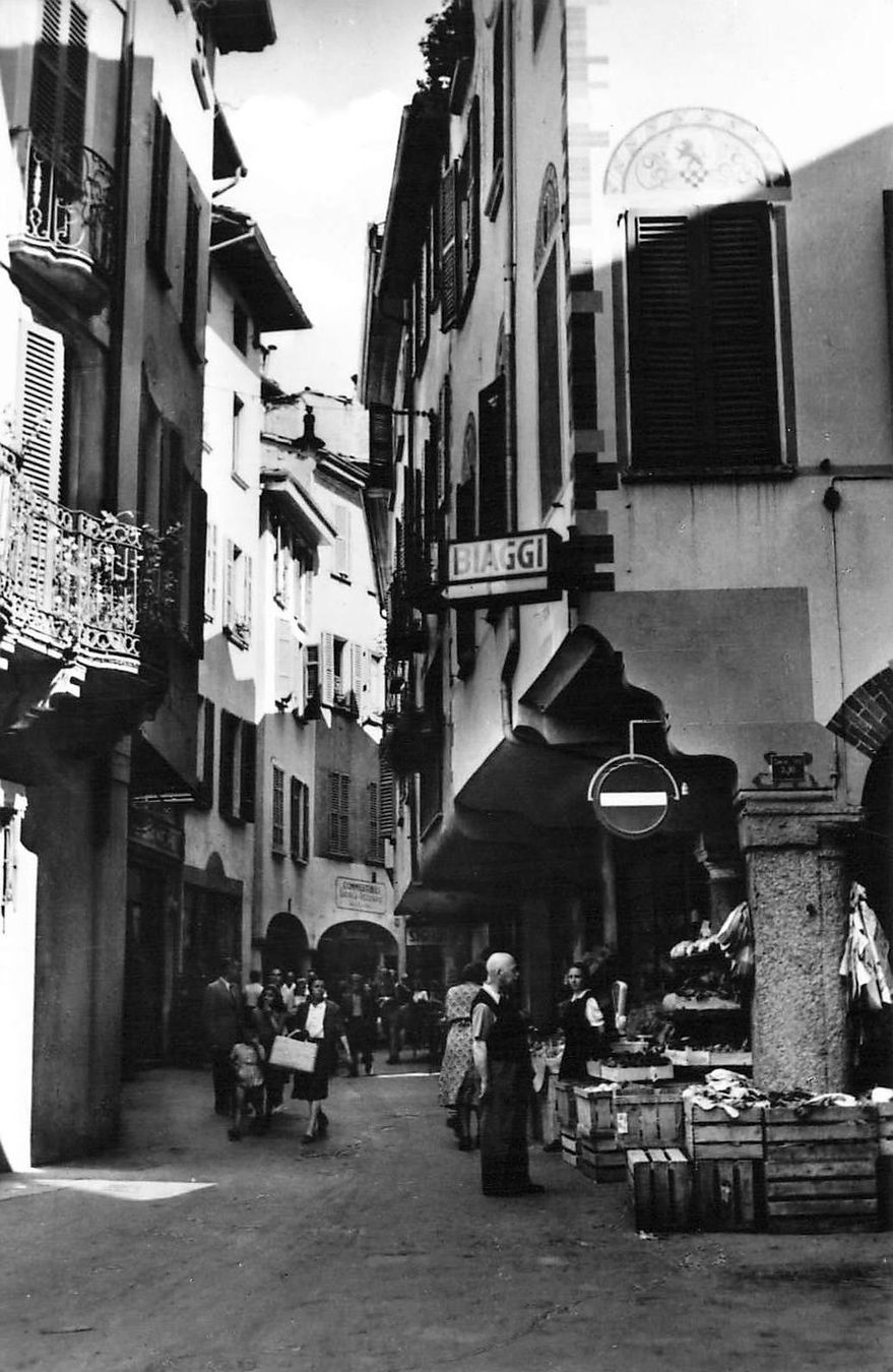 Cartoline postali: Lugano via Pessina – Usato da Biasca venduto da Blenio71
