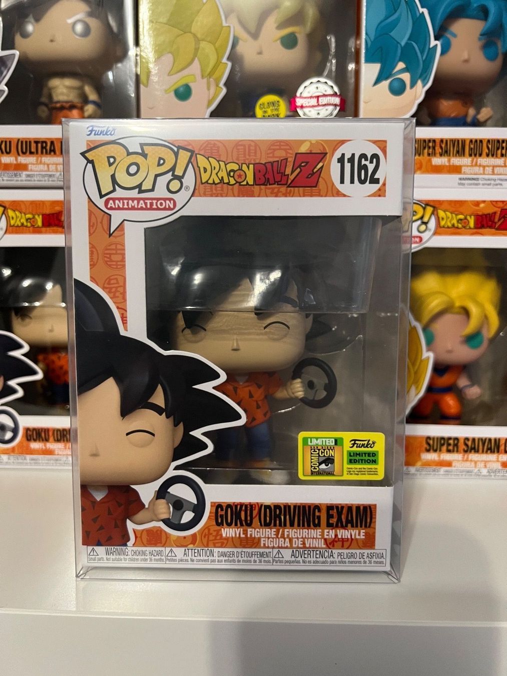 Funko Statuette: Funko Goku driving exam comic con – Nuovo e nell'imballaggio originale da Winterthur venduto da Fischinho