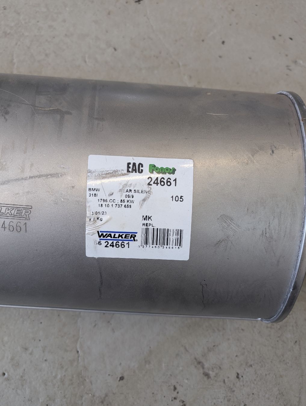 BMW Échappements: Auspuffendtopf BMW 318i e36 – Neuf (Voir description) à Affeltrangen par ste92 2