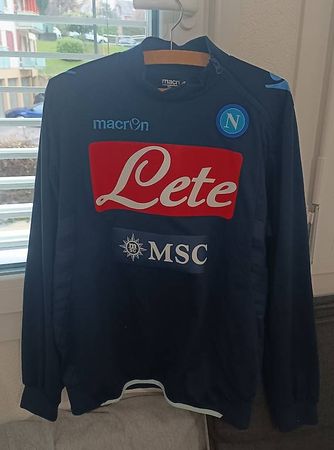 Sweat dentraînement officiel SSC Napoli 2011-2013 Macron.