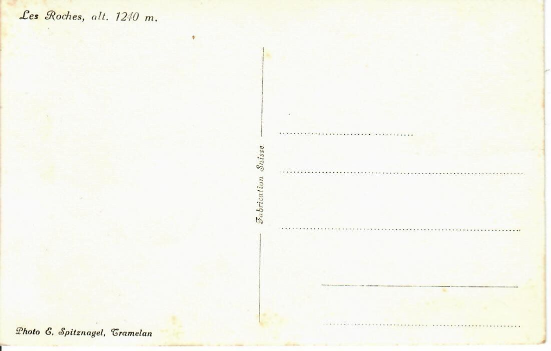 Cartoline postali: les Roches – Usato da Hochdorf venduto da Ziegel-16 1