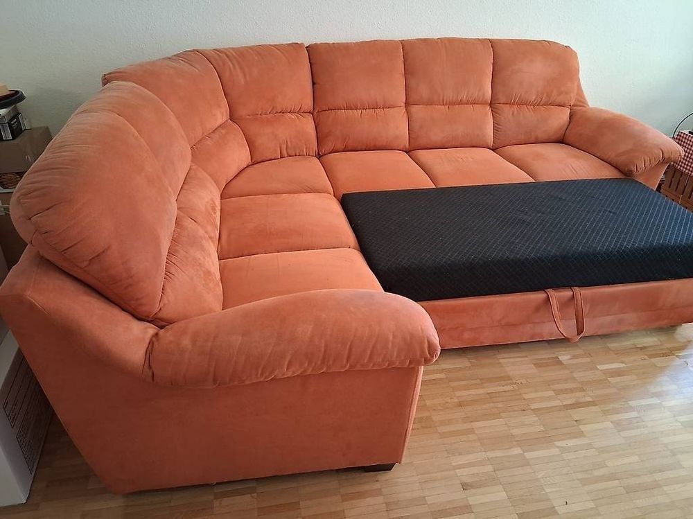 Sofas: Rundecksofa mit Auszieh-Bettfunktion – D'occasion à Buochs par Theo-Bissig 1