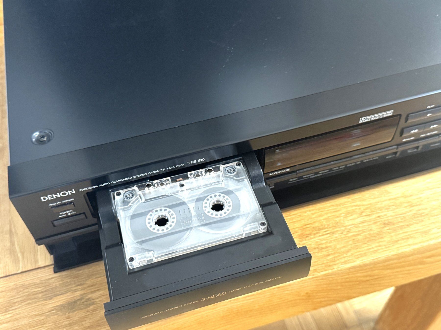 Denon Lettore multimediale & Streamer: DENON DRS-810 3-Head Dual Capstain Cassette Deck – Usato da Zürich venduto da Tapehead 8