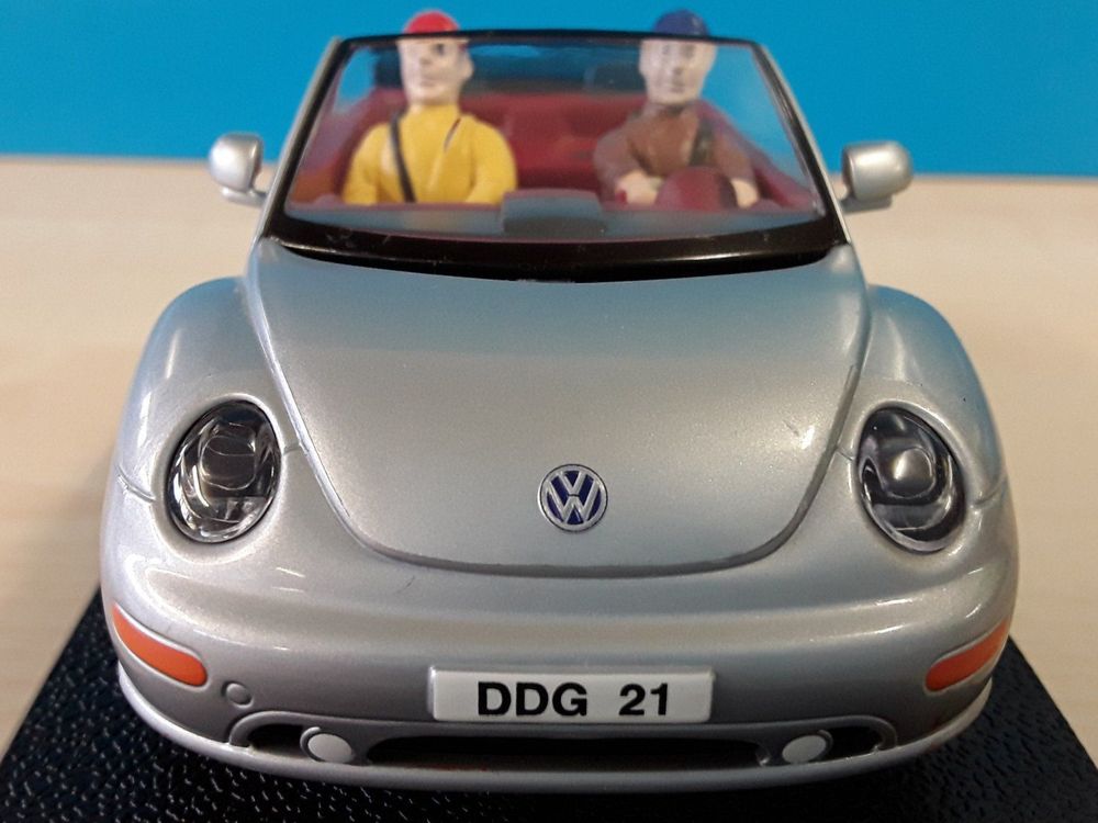 CBK-MS Käfer Peace + Love Modellauto - Kultiger VW Käfer Mit Rückziehmotor 12cm