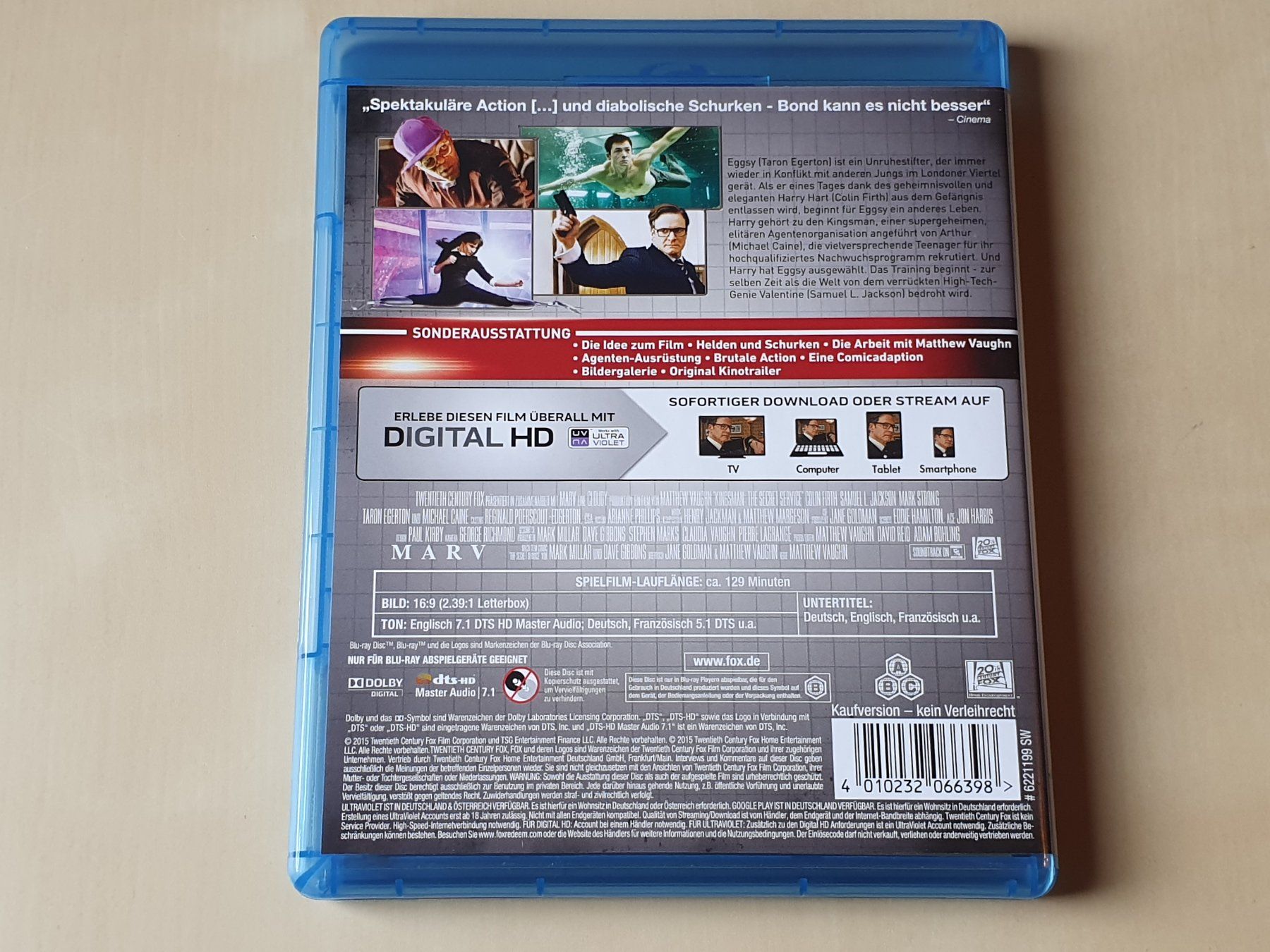 Alle DVDs: Kingsman – Gebraucht aus Stansstad von collectorsshop 1