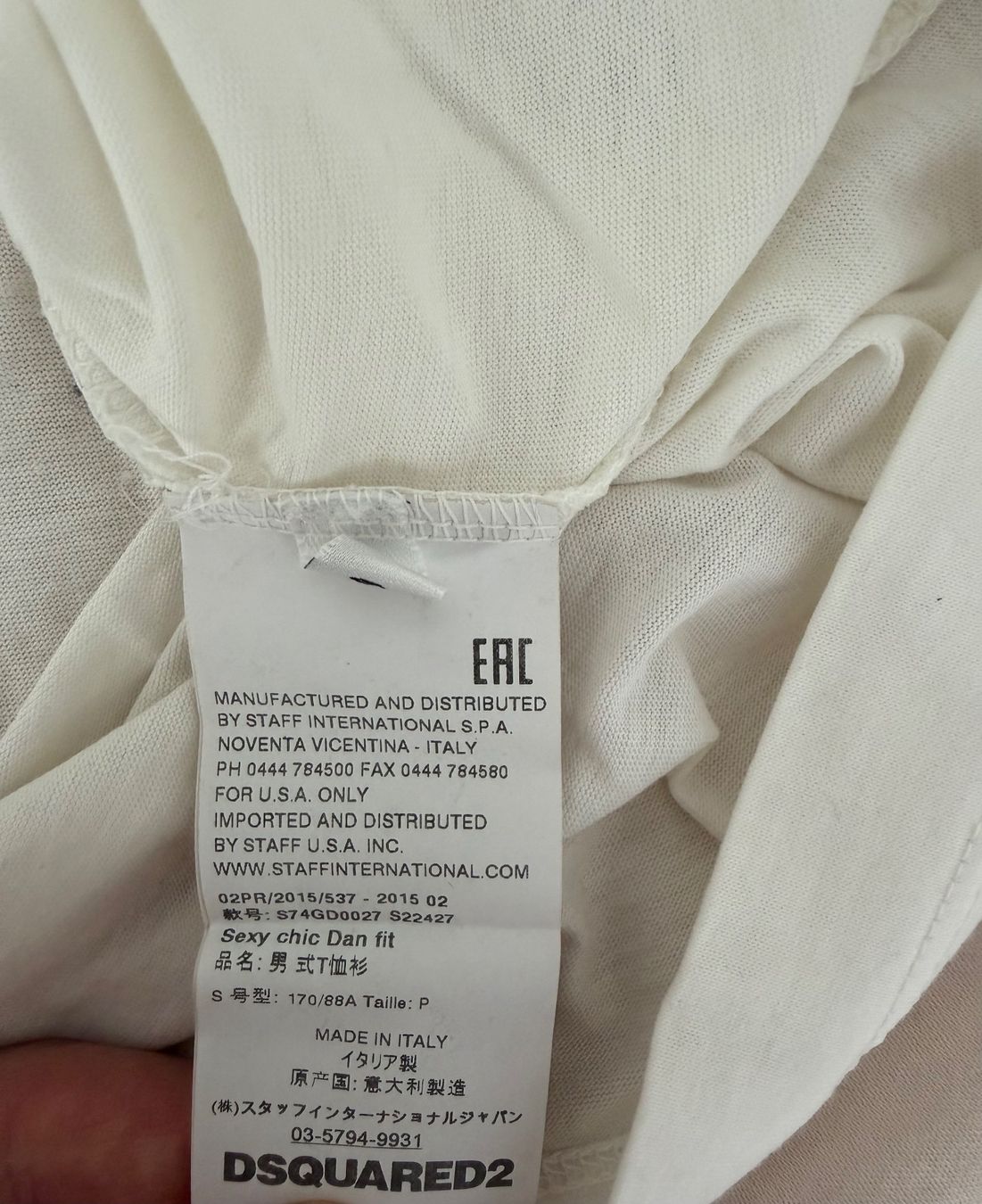 Dsquared2 T-shirt: T-Shirt Dsquared – Usato da Oftringen venduto da bbb86 1